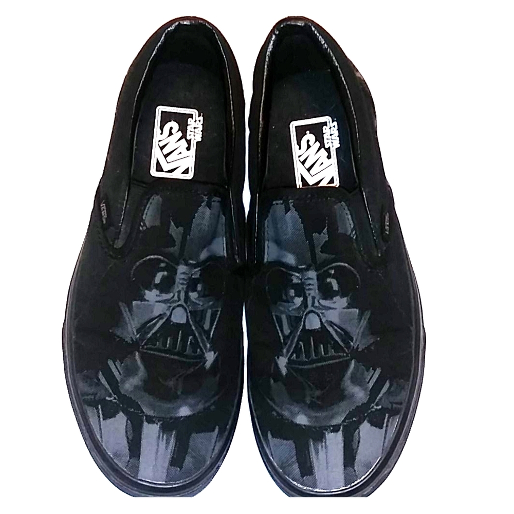 Star Wars Darth Vader Vans slip ons 6.5